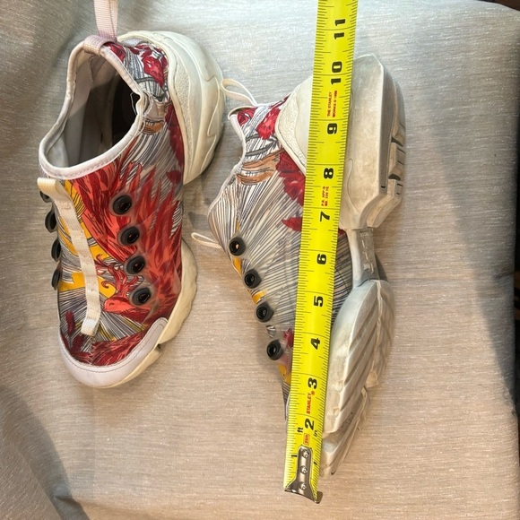 CHRISTIAN DIOR SZ 39 MULTICOLOR DIOR MILLE FLEURS D-CONNECT SNEAKERS Flaws - Picture 9 of 11
